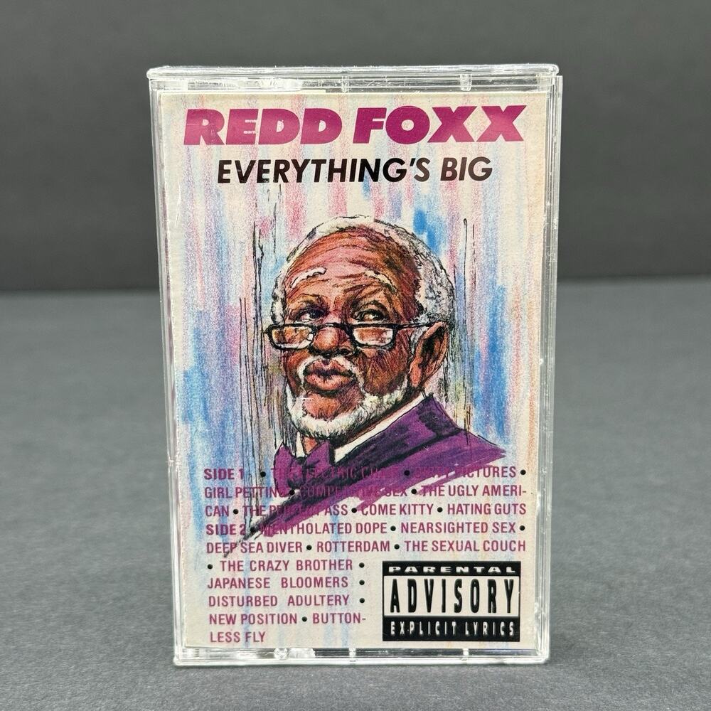 Redd Foxx Everythings Big Rated X Music Cassette Tape Explicit Lyrics